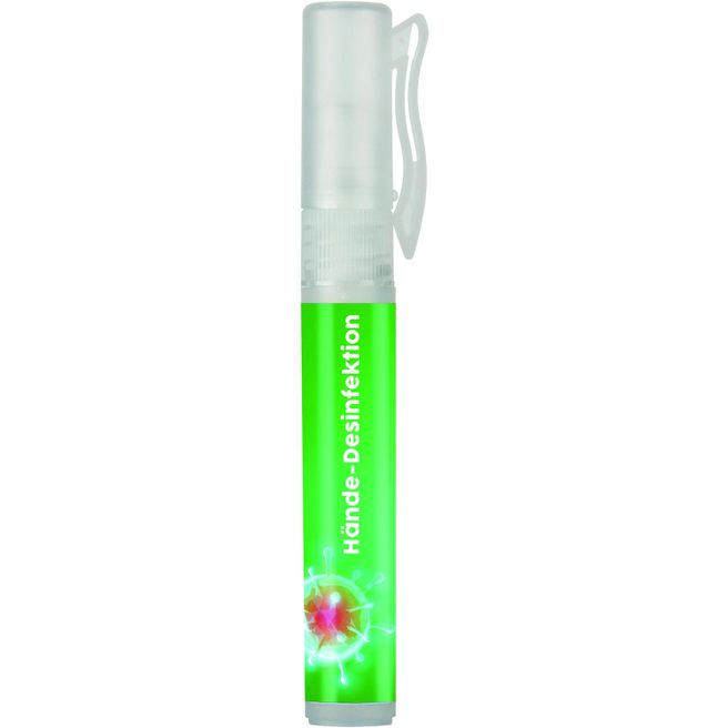 7 ml Spray mit Hand-Desinfektionsspray inkl. 4c Etikett