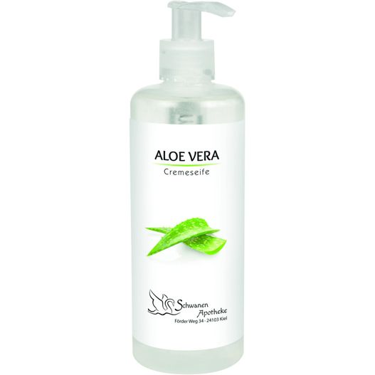 300 ml Pumpspender mit Cremeseife Aloe Vera inkl. 4c Etikett (Bild 1)
