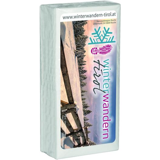 Taschentücher Classic (10 Taschentücher) inkl. 4c Etikett auf Rückseite (Bild 1)