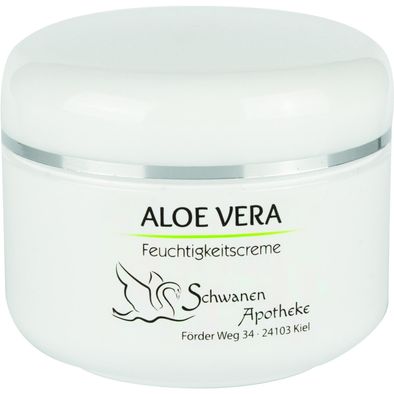 Produktabbildung 50 ml Tiegel weiß mit Aloe Vera Aufbaucreme 50 ml Tiegel weiß mit Aloe Vera Aufbaucreme