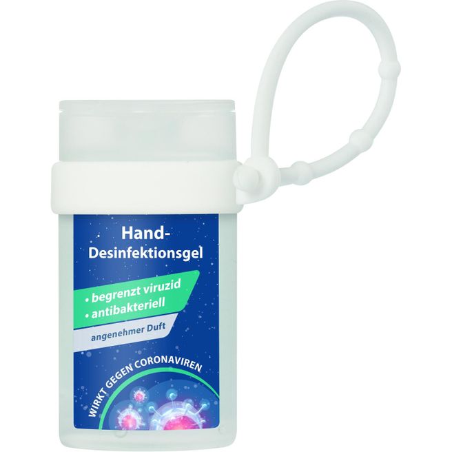 Produktabbildung 50 ml Flasche mit Handreinigungsgel - inkl. Loopi 50 ml Flasche mit Handreinigungsgel - inkl. Loopi