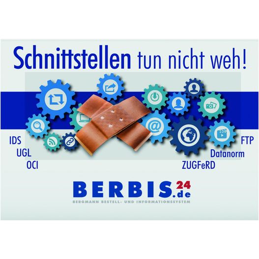 ein poster mit einem bündel von ausrüstungen darauf Pflastermäppchen inkl. 4c Druck auf der Kartonage (Bild 1)