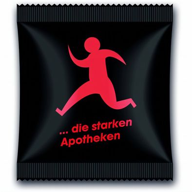 Fruchtgummi Sonderformen im Werbebeutel 4c- Inhalt 10 g [100er Pack]