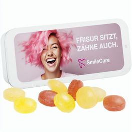 Produktabbildung Schiebedeckeldose, Mini Bonbons Fruchtmix Schiebedeckeldose, Mini Bonbons Fruchtmix
