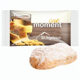 Stollenkonfekt mit Edelmarzipan, Folie weiß