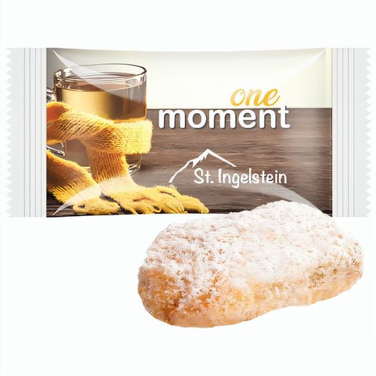 Stollenkonfekt mit Edelmarzipan, Folie weiß (Bild 1)