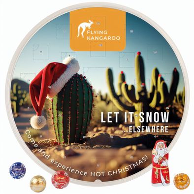 Adventskalender rund, Lindt Mischung