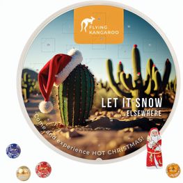 Adventskalender rund, Lindt Mischung