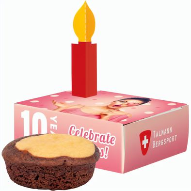 Minikuchen in Werbebox, Bahlsen Kuchensnack Marmor