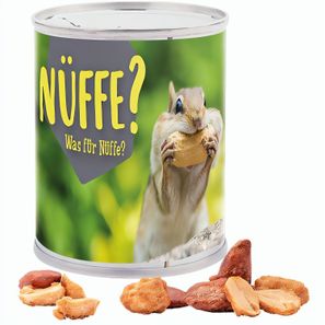 Snack Dose, gebrannte Mandeln und Erdnüsse