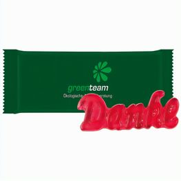 Trolli Fruchtgummi "Danke", Folie kompostierbar weiß