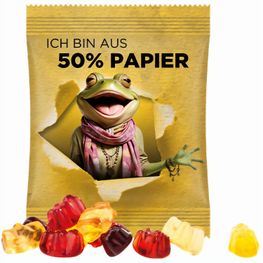 Produktabbildung Minitüte,10 g, Papierfolie weiß, Trolli Fruchtgummibären, 30% Fruchtsaftqualität Minitüte,10 g, Papierfolie weiß, Trolli Fruchtgummibären, 30% Fruchtsaftqualität
