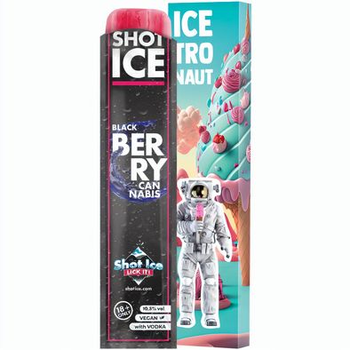 Long Box, Shot Ice - Black Berry Canabis 10,5% vol.