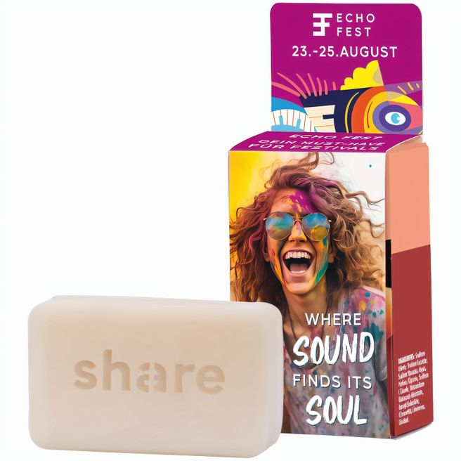 Werbecover, share feste Seife