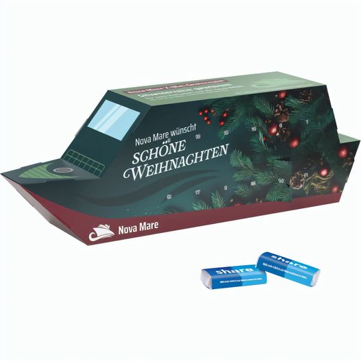 Adventskalender Schiff, share Schokotäfelchen (Bild 1)