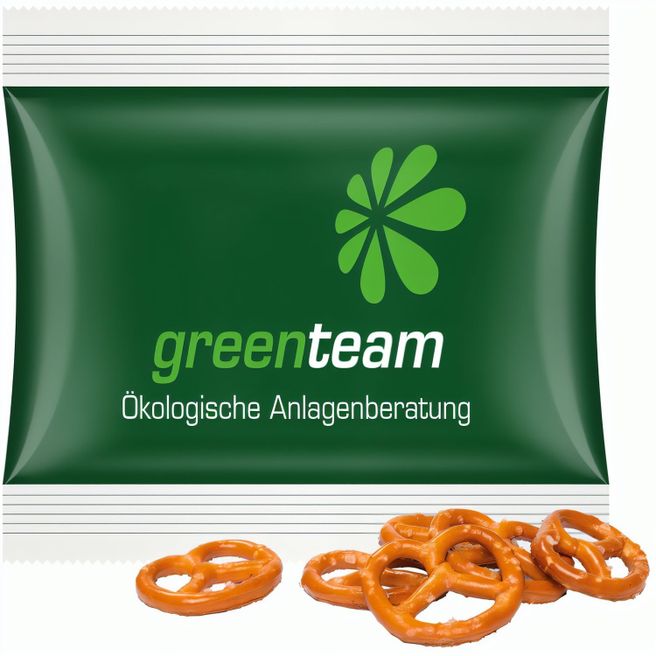Produktabbildung Snack Miditüte, Mini Brezeln, kompostierbare Folie Snack Miditüte, Mini Brezeln, kompostierbare Folie