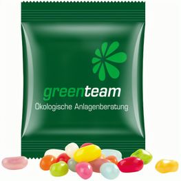 Minitüte, 10 g, kompostierbare Folie weiß, Jelly Beans
