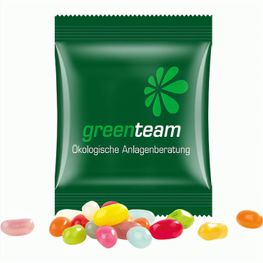 Minitüte, 10 g, kompostierbare Folie weiß, Jelly Beans