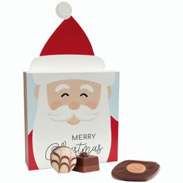 Lindt Präsent im Werbeschuber "Weihnachtsmütze", Lindt Mini Pralinés
