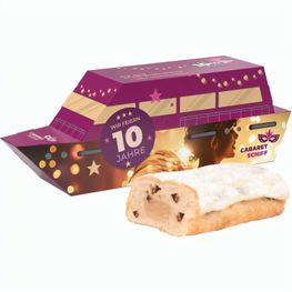 Produktabbildung 3D-Präsent Schiff, Mini Christstollen 3D-Präsent Schiff, Mini Christstollen