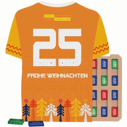 Produktabbildung Täfelchen Adventskalender Trikot ECO, Papierblister, Lindt Schokotäfelchen Täfelchen Adventskalender Trikot ECO, Papierblister, Lindt Schokotäfelchen