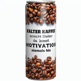 Getränkedose 250ml Eiskaffee, Sleeve-Folie transparent
