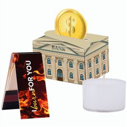 Produktabbildung Geschenkbox Mini rund, Teelicht Geschenkbox Mini rund, Teelicht