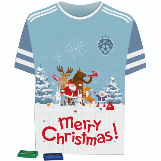 Täfelchen Adventskalender Trikot, Lindt Schokotäfelchen (Bild 1)