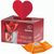 Geschenkbox Mini Herz, Ritter SPORT Schokowürfel Karamell Dou (Bild 1)