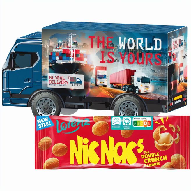 3D-Präsent LKW, Lorenz Nic Nac's Erdnüsse