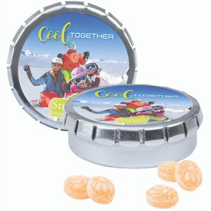 Quick Box, silber, Honig Bonbons