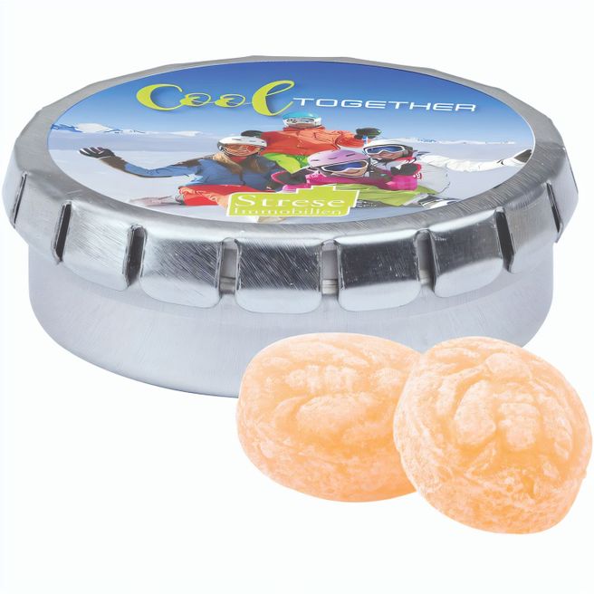 Quick Box, silber, Honig Bonbons