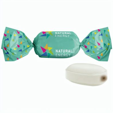 Schoko-Minz Bonbon im weißen, kompostierbaren Wickler