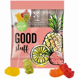 Minitüte,12 g, Folie transparent, Trolli Vegane Gummibärchen, 14% Fruchtsaft