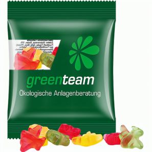 Minitüte,10 g, kompostierbare Folie transparent, Trolli Fruchtgummi Flugzeuge