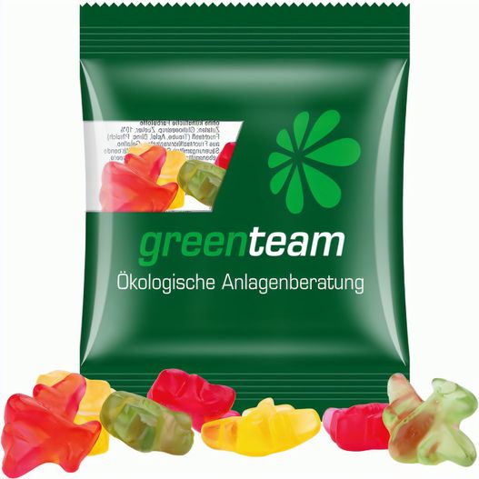 Minitüte,10 g, kompostierbare Folie transparent, Trolli Fruchtgummi Flugzeuge (Bild 1)