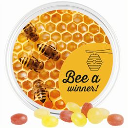 Midi Dose, weiß, Mini Bonbons Fruchtmix