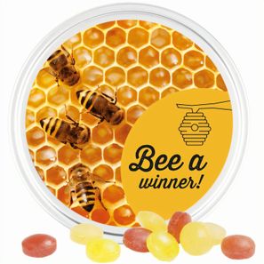 Midi Dose, weiß, Mini Bonbons Fruchtmix