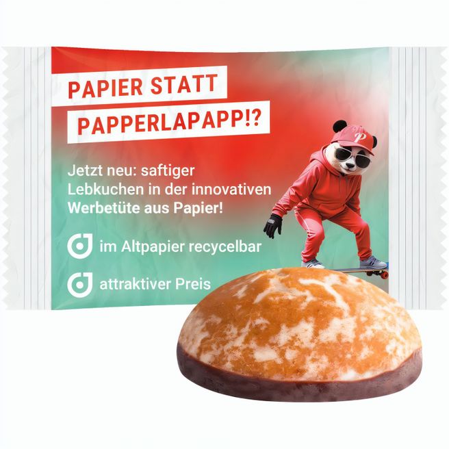 Produktabbildung Bahlsen Lebkuchen Mini, recyclingfähiges Papier weiß Bahlsen Lebkuchen Mini, recyclingfähiges Papier weiß