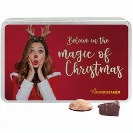 Geschenkdose aus Metall, Haeberlein-Metzger Lebkuchen-Mischung