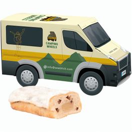 Produktabbildung 3D-Präsent Transporter, Mini Christstollen 3D-Präsent Transporter, Mini Christstollen