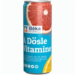 Getränkedose 250 ml Isodrink Light, Sleeve-Folie weiß