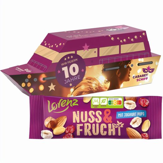 Produktabbildung 3D-Präsent Schiff, Lorenz Nuss & Frucht 3D-Präsent Schiff, Lorenz Nuss & Frucht (Bild 1)
