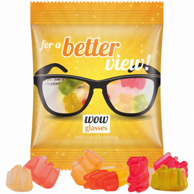 Produktabbildung Minitüte, 7 g, Folie transparent, Basic Bärchen mini Minitüte, 7 g, Folie transparent, Basic Bärchen mini