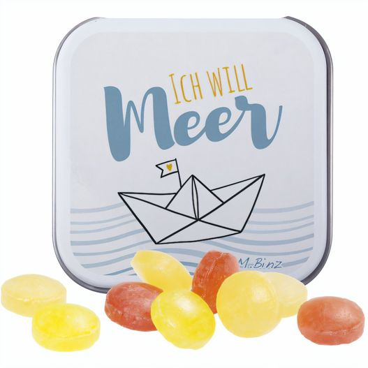 Dose Quadratisch, Mini Bonbons Fruchtmix (Bild 1)