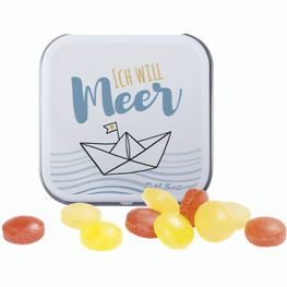 Dose Quadratisch, Mini Bonbons Fruchtmix