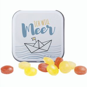 Dose Quadratisch, Mini Bonbons Fruchtmix
