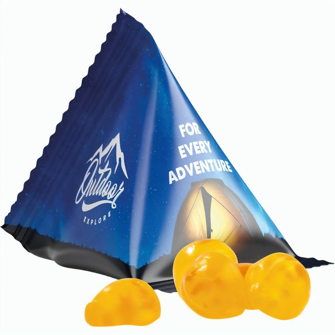 Produktabbildung Fruchtgummi Tetraeder, Folie weiß, Trolli Vitamin Fruchtgummi Fruchtgummi Tetraeder, Folie weiß, Trolli Vitamin Fruchtgummi