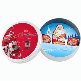 Weihnachtsdose weiß, Lindt Mischung