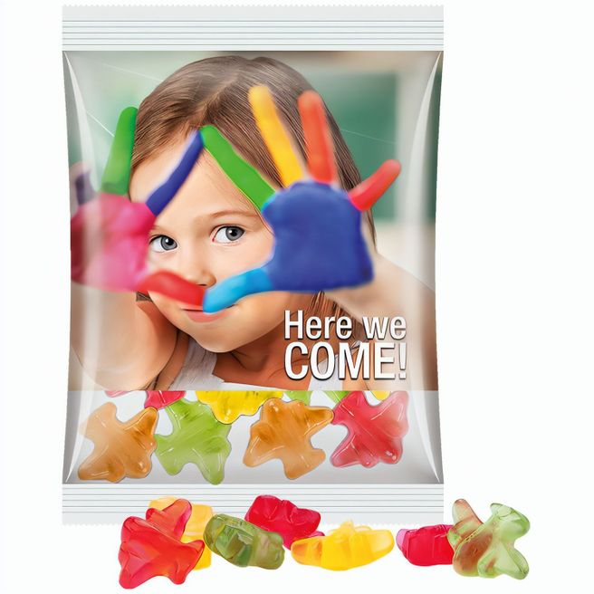 Maxitüte, Folie transparent, Trolli Fruchtgummi Flugzeuge